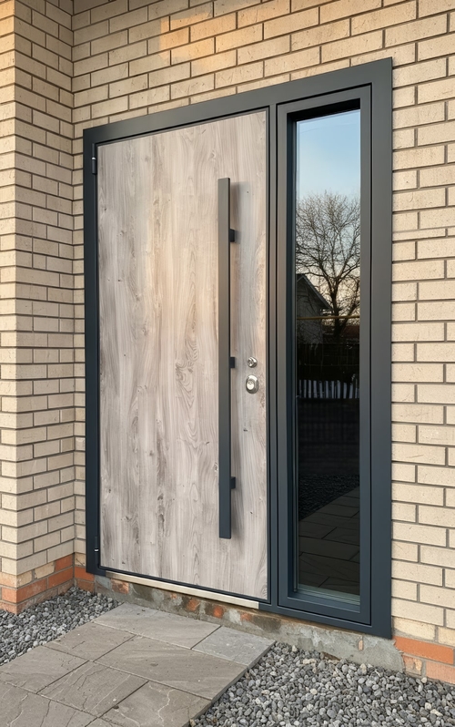 С боковой вставкой и длинной ручкой